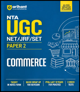Arihant NTA UGC NET/JRF/SET Paper 2 Commerce Latest Edition English Medium