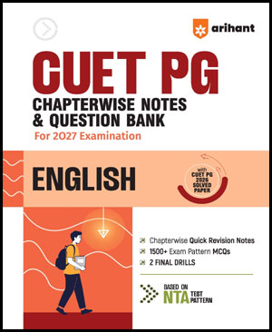 CUET PG English Chapterwise Notes and Question Bank-Arihant 2027