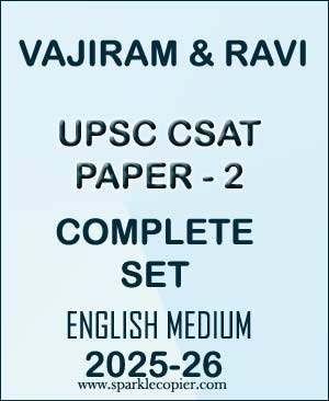 Vajiram and Ravi CSAT 5 Booklets Sets Paper-2 2025-26( E)