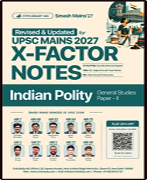 Civilsdaily IAS Mains X-Factor Notes Indian Polity 2027 English Medium