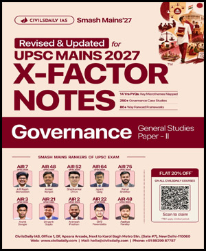 Civilsdaily IAS Mains X-Factor Notes Governance 2027 English Medium