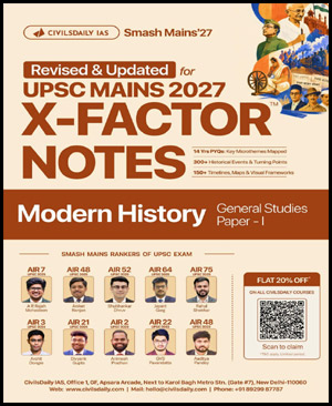 Civilsdaily IAS Mains X-Factor Notes Modern History 2027 English