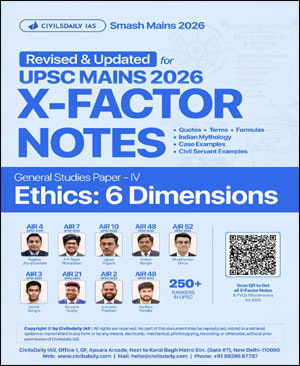 Civilsdaily IAS Mains X-Factor Notes Ethics Dimensions 2027 English Medium