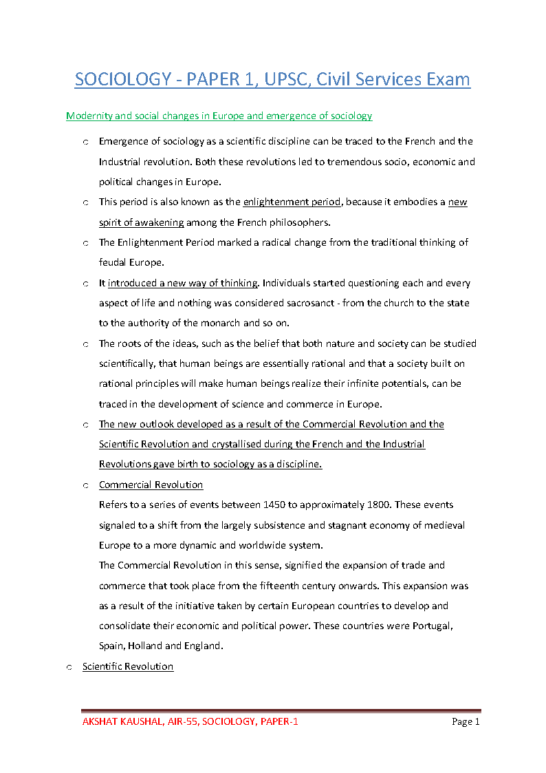 Ias Gurukul Akshat Kaushal - AIR 55, Sociology Paper-1 Notes English Medium_Page2