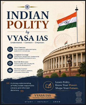 Vyasa IAS Indian Polity Book for UPSC EPFO (ENG)