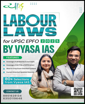 Labour Laws for UPSC EPFO 2026 by Vyasa IAS (ENG)