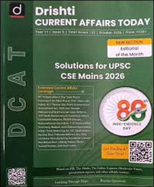 Drishti Current Affairs Today UPSC CSE Mains 2026