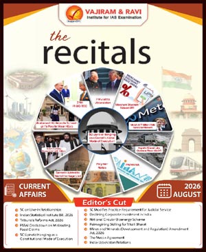 Vajiram and Ravi The Recitals Monthly Magazine August 2026 English Medium